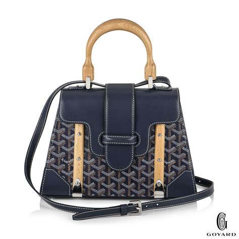 navy blue goyard bag|goyard saigon pm bag price.